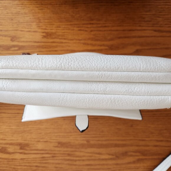 NATURALIZER 100% PU FAUX  WHITE LEATHER CROSSBODY BAG - Picture 7 of 9